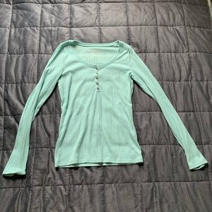light blue long sleeve